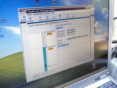Datenlogger-Informationen in der Auswertung. Datenlogger-Informationen in der Auswertung.